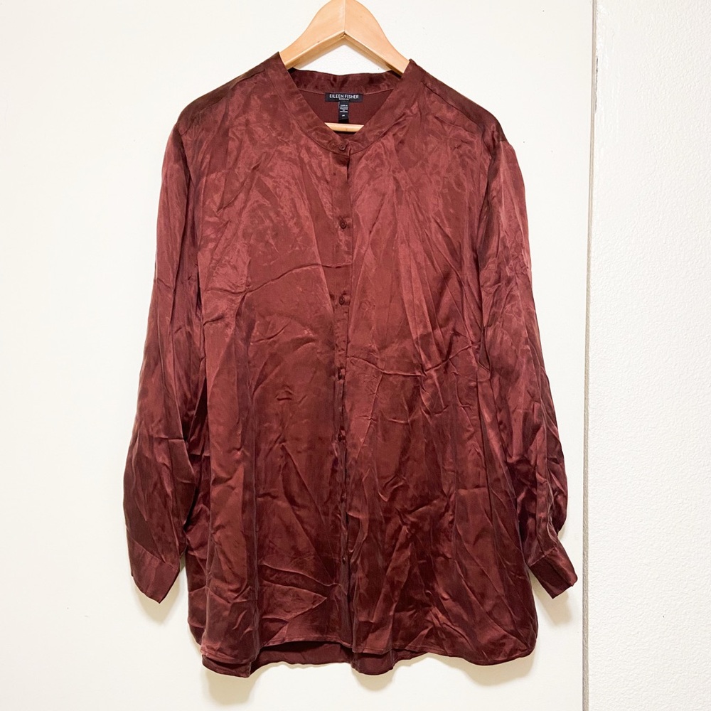 Men's Burgundy Jacket - Picture 2 of 7